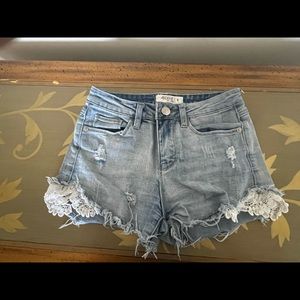 Jean shorts. 2/$25